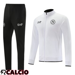Insieme Tuta Calcio - Giacca SSC Napoli Bianco 2023/2024