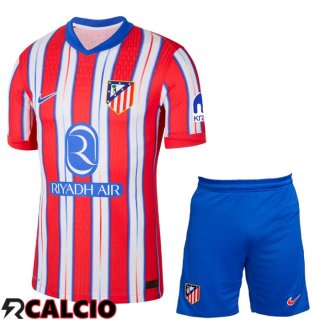 Insieme Prima Maglia Atletico Madrid + Pantaloncini 2024/2025
