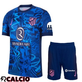 Insieme Terza Maglia Atletico Madrid + Pantaloncini 2024/2025