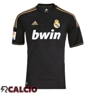 Seconda Maglie Calcio Real Madrid Retro Nero 2011-2012