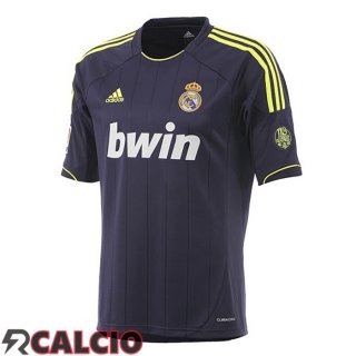 Seconda Maglie Calcio Real Madrid Retro Nero 2012-2013