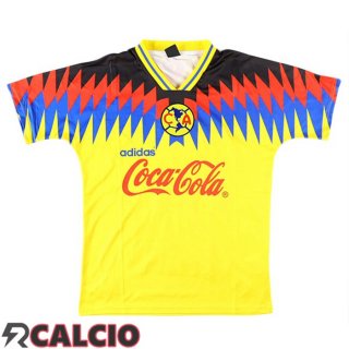 Prima Maglie Calcio Club America Retro Giallo 1995-1996  Prima Maglie Calcio Club America Retro Giallo 1995-1996