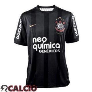 Seconda Maglie Calcio Corinthians Retro Nero 2010-2011  Seconda Maglie Calcio Corinthians Retro Nero 2010-2011