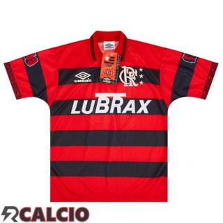 Prima Maglie Calcio Flamengo Retro Rosso Nero 1994-1995  Prima Maglie Calcio Flamengo Retro Rosso Nero 1994-1995