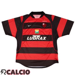 Prima Maglie Calcio Flamengo Retro Rosso Nero 2002-2003  Prima Maglie Calcio Flamengo Retro Rosso Nero 2002-2003