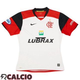 Seconda Maglie Calcio Flamengo Retro Bianco 2008-2009  Seconda Maglie Calcio Flamengo Retro Bianco 2008-2009