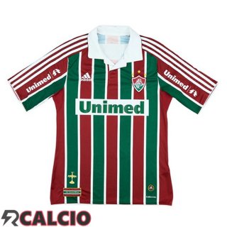 Prima Maglie Calcio Fluminense Retro Rosso Verde 2010-2011  Prima Maglie Calcio Fluminense Retro Rosso Verde 2010-2011