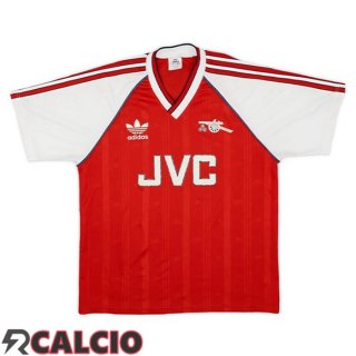 Prima Maglie Calcio Arsenal Retro Rosso Bianco 1988-1990  Prima Maglie Calcio Arsenal Retro Rosso Bianco 1988-1990