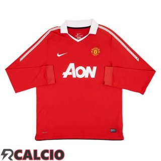 Prima Maglie Calcio Manchester United Retro Rosso 2010-2011