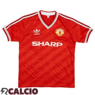 Prima Maglie Calcio Manchester United Retro Rosso 1986-1988