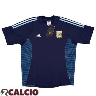Seconda Maglie Calcio Argentina Retro Blu Reale 2002