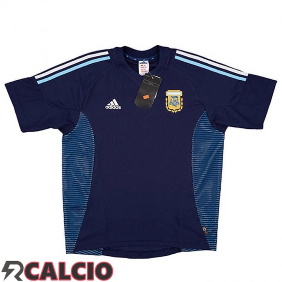 Seconda Maglie Calcio Argentina Retro Blu Reale 2002  Seconda Maglie Calcio Argentina Retro Blu Reale 2002