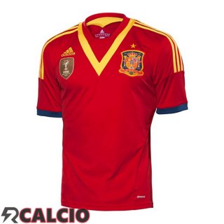 Prima Maglie Calcio Spagna Retro Rosso 2013  Prima Maglie Calcio Spagna Retro Rosso 2013