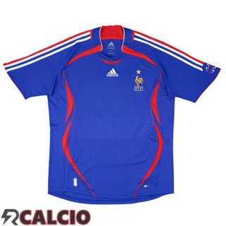 Prima Maglie Calcio Francia Retro Blu 2006  Prima Maglie Calcio Francia Retro Blu 2006