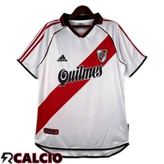 Prima Maglia River Plate Retro Bianco 2000-2001