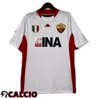 Seconda Maglia AS Roma Retro Bianco 2001-2002  Seconda Maglia AS Roma Retro Bianco 2001-2002