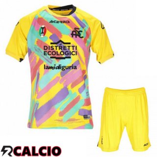 Terza Maglia Spezia Calcio Bambino Giallo 2022/2023  Terza Maglia Spezia Calcio Bambino Giallo 2022/2023