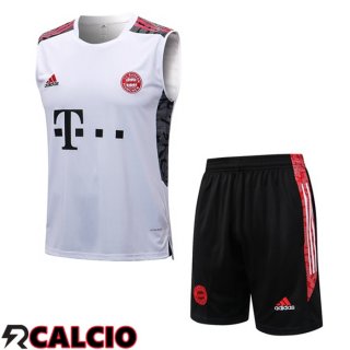 Canotta Calcio Bayern Monaco + Shorts Bianco 2022/2023  Canotta Calcio Bayern Monaco + Shorts Bianco 2022/2023