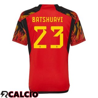 Prima Maglia Belgio (BATSHUAYI 23) Rosso Coppa del Mondo 2022