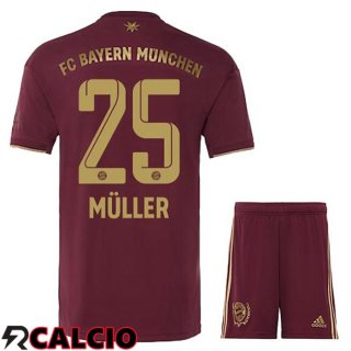 Maglia Bayern Monaco (Müller 25) Bambino Edizione Speciale Rosso 2022/2023