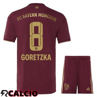 Maglia Bayern Monaco (Goretzka 8) Bambino Edizione Speciale Rosso 2022/2023