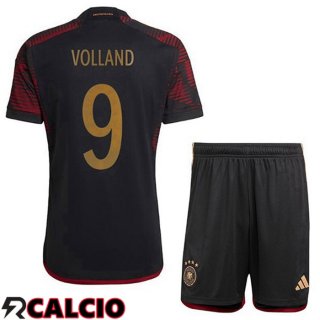 Seconda Maglia Germania (VOLLAND 9) Bambino Nero 2022/2023
