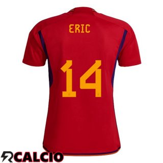 Prima Maglia Spagna (ERIC 14) Rosso 2022/2023  Prima Maglia Spagna (ERIC 14) Rosso 2022/2023