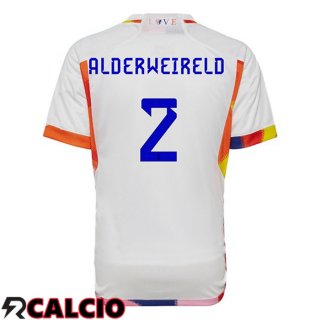 Seconda Maglia Belgio (ALDERWEIRELD 2) Bianco 2022/2023  Seconda Maglia Belgio (ALDERWEIRELD 2) Bianco 2022/2023