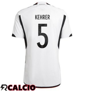 Prima Maglia Germania (KEHRER 5) Nero Bianco 2022/2023  Prima Maglia Germania (KEHRER 5) Nero Bianco 2022/2023