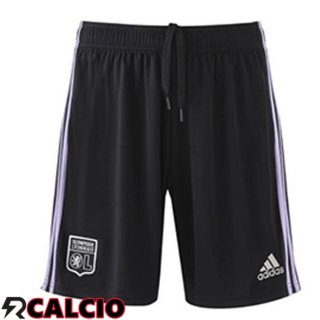 Terza Pantaloncini Calcio Lyon OL Nero 2022/2023  Terza Pantaloncini Calcio Lyon OL Nero 2022/2023