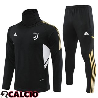 Tuta Calcio Juventus Collo Alto Nero 2022/2023  Tuta Calcio Juventus Collo Alto Nero 2022/2023