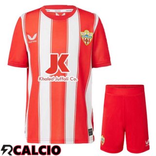 Prima Maglia UD Almeria Bambino Rosso Bianco 2022/2023  Prima Maglia UD Almeria Bambino Rosso Bianco 2022/2023