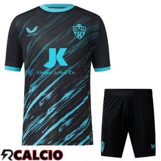 Seconda Maglia UD Almeria Bambino Nero Blu 2022/2023  Seconda Maglia UD Almeria Bambino Nero Blu 2022/2023