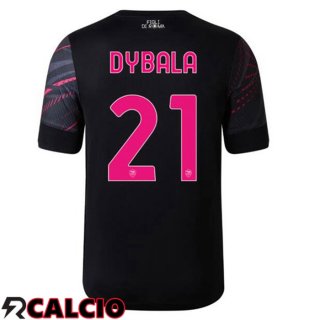 Terza Maglia AS Roma (DYBALA 21) Nero 2022/2023  Terza Maglia AS Roma (DYBALA 21) Nero 2022/2023