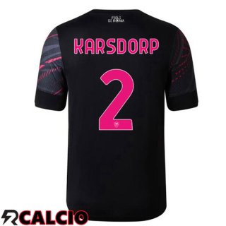 Terza Maglia AS Roma (KARSDORP 2) Nero 2022/2023  Terza Maglia AS Roma (KARSDORP 2) Nero 2022/2023