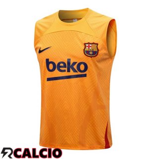 Canotta Calcio FC Barcellona Arancia 2022/2023  Canotta Calcio FC Barcellona Arancia 2022/2023