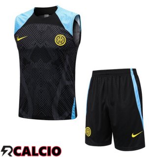 Canotta Calcio Inter Milan + Shorts Nero 2022/2023  Canotta Calcio Inter Milan + Shorts Nero 2022/2023