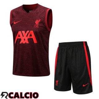 Canotta Calcio FC Liverpool + Shorts Rosso 2022/2023  Canotta Calcio FC Liverpool + Shorts Rosso 2022/2023