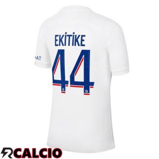 Terza Maglia Paris PSG (EKITIKE 44) Bianco 2022/2023  Terza Maglia Paris PSG (EKITIKE 44) Bianco 2022/2023