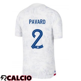 Seconda Maglia Francia (PAVARD 2) Bianco 2022/2023  Seconda Maglia Francia (PAVARD 2) Bianco 2022/2023