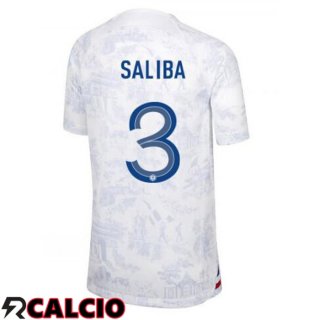 Seconda Maglia Francia (SALIBA 3) Bianco 2022/2023  Seconda Maglia Francia (SALIBA 3) Bianco 2022/2023