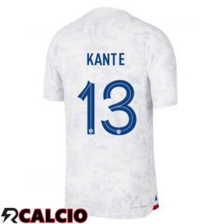 Seconda Maglia Francia (KANTE 13) Bianco 2022/2023  Seconda Maglia Francia (KANTE 13) Bianco 2022/2023