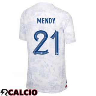 Seconda Maglia Francia (MENDY 21) Bianco 2022/2023  Seconda Maglia Francia (MENDY 21) Bianco 2022/2023
