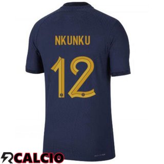 Prima Maglia Francia (NKUNKU 12) Blu Royal 2022/2023  Prima Maglia Francia (NKUNKU 12) Blu Royal 2022/2023