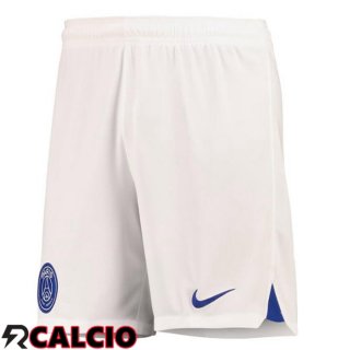 Terza Pantaloncini Calcio Paris PSG Bianco 2022/2023  Terza Pantaloncini Calcio Paris PSG Bianco 2022/2023