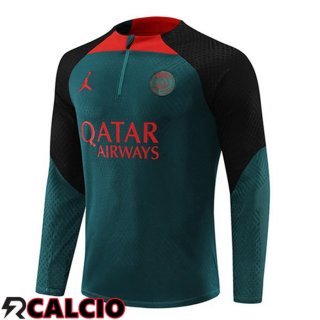 Felpe Allenamento Paris PSG Verde 2022/2023  Felpe Allenamento Paris PSG Verde 2022/2023