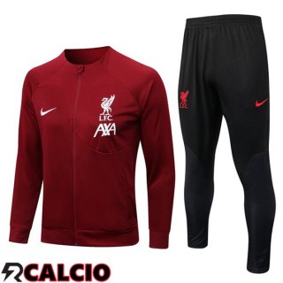 Insieme Tuta Calcio - Giacca FC Liverpool Rosso 2022/2023