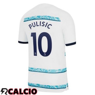 Seconda Maglia FC Chelsea (PULISIC 10) Bianco 2022/2023  Seconda Maglia FC Chelsea (PULISIC 10) Bianco 2022/2023