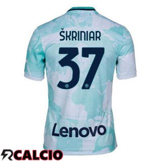 Seconda Maglia Inter Milan (ŠKRINIAR 37) Bianco Verde 2022/2023  Seconda Maglia Inter Milan (ŠKRINIAR 37) Bianco Verde 2022/2023