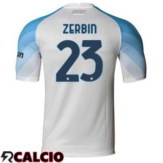Prima Maglia SSC Napoli (Zerbin 23) Bianco 2022/2023  Prima Maglia SSC Napoli (Zerbin 23) Bianco 2022/2023
